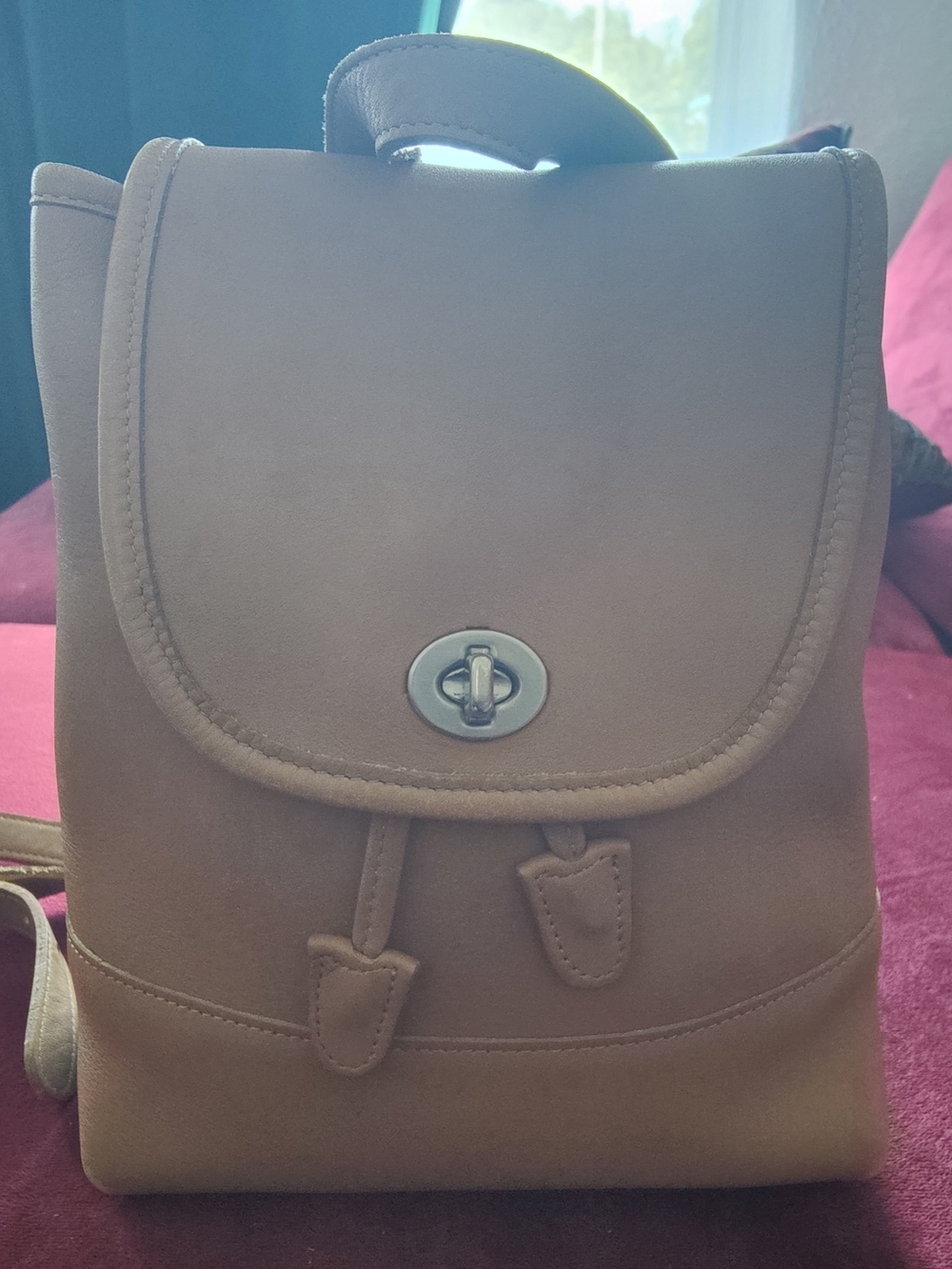 Classic Brown Women's Backpack Purse - Stylish Everyday Bag